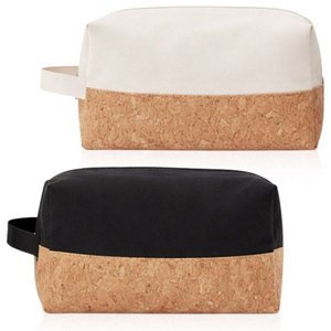 תיק רחצה מלבני בשילוב שעם תיק רחצה מלבני בשילוב שעם